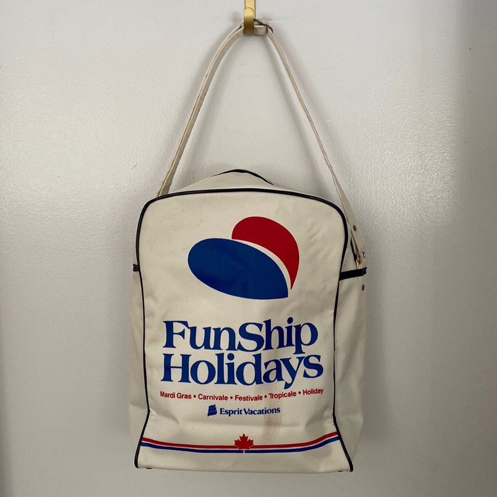 Vintage Carnival Cruise Line travel bag